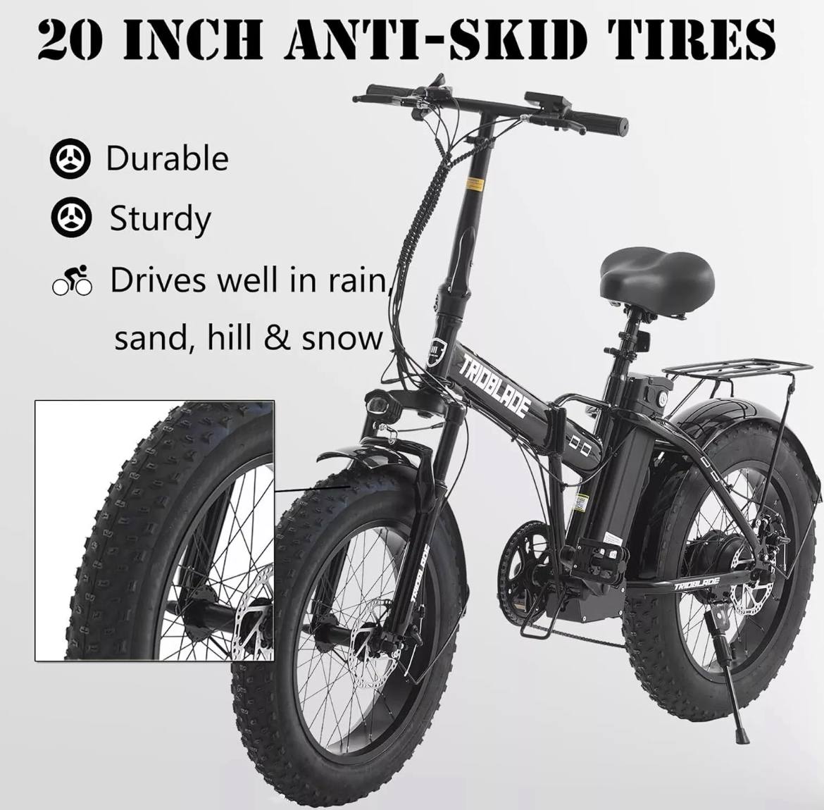 SALE!!!!  SHIMANO 20" Folding Electric Bike 36V 13Ah 250W City Ebike 15.5mph Fat Tire