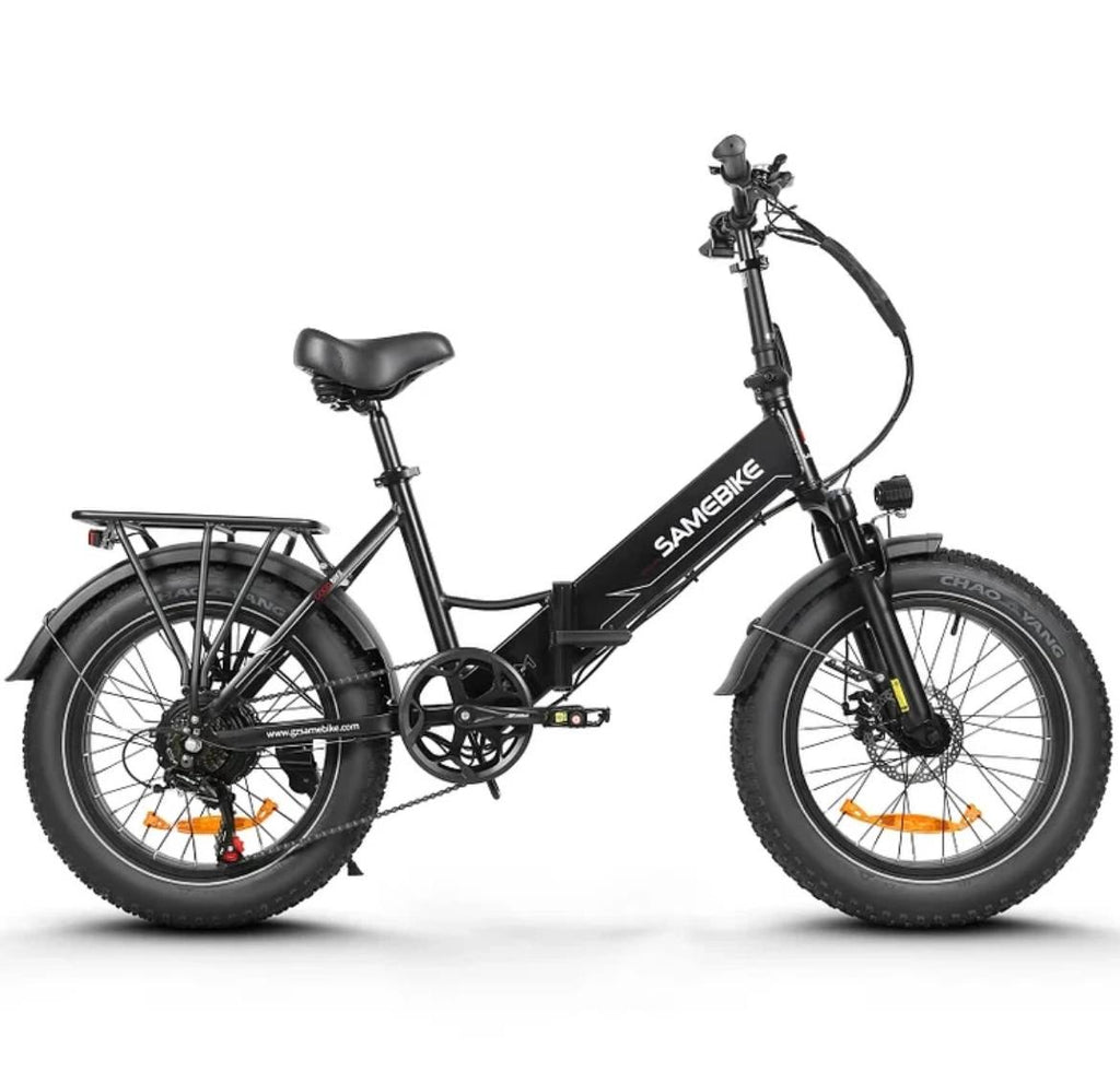 SAMEBIKE LOTDM200-II 20in Folding Electric Bike 48V 13ah Fat Tire E-Bike W/NFC