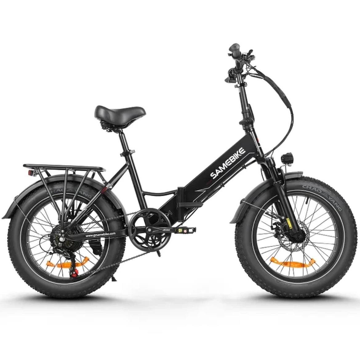 SAMEBIKE LOTDM200-II 20in Folding Electric Bike 48V 13ah Fat Tire E-Bike W/NFC