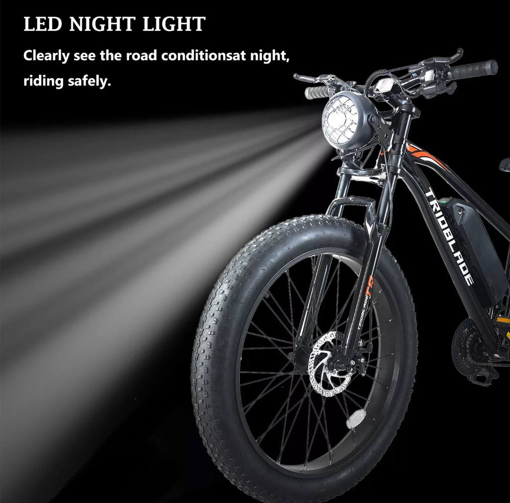 SALE!!!! Unisex Adult 26''  Wheel Electric Bike 21 Speed Fat Tire Bike Bicycle 36V 10.4Ah