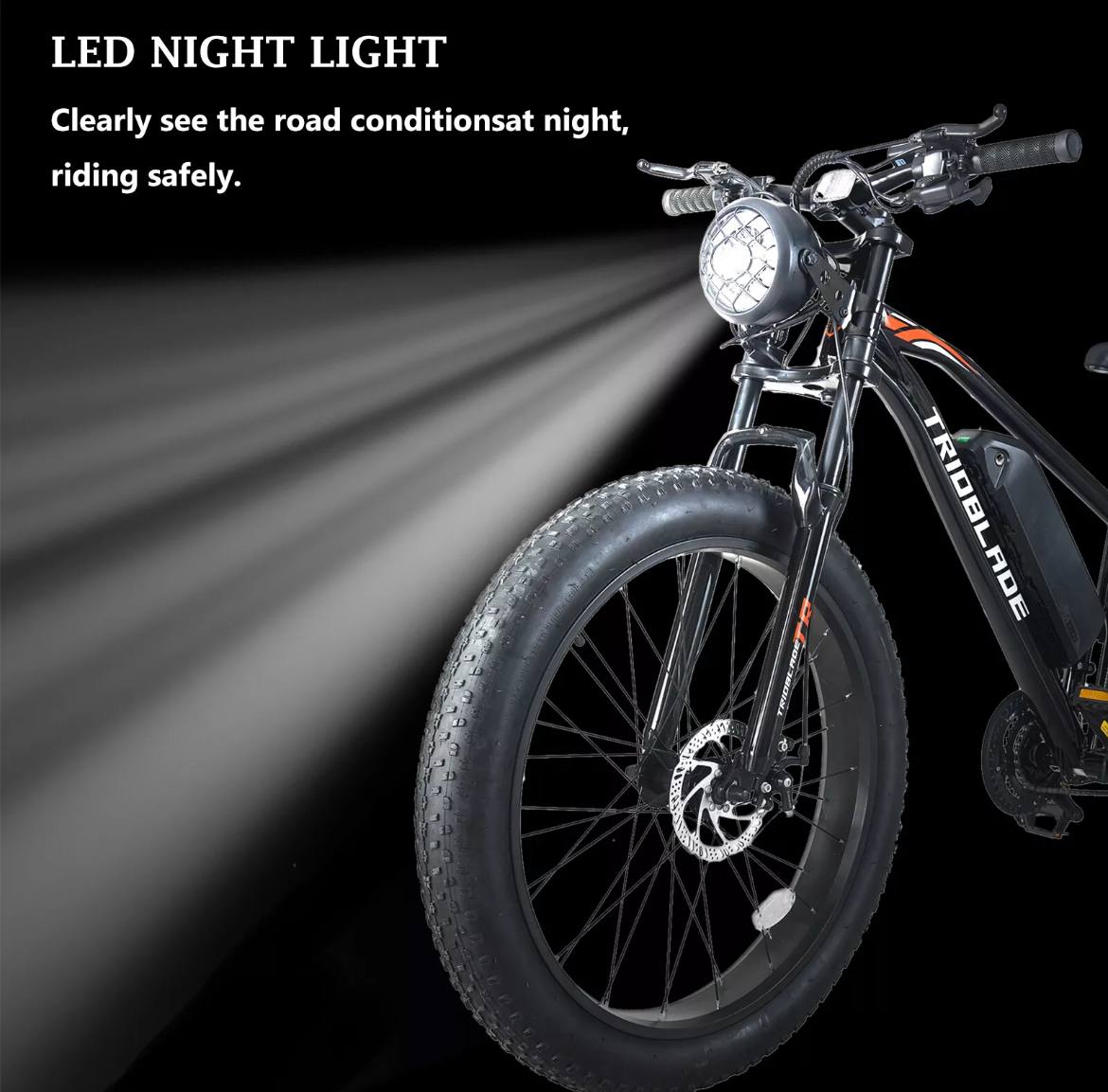 SALE!!!! Unisex Adult 26''  Wheel Electric Bike 21 Speed Fat Tire Bike Bicycle 36V 10.4Ah